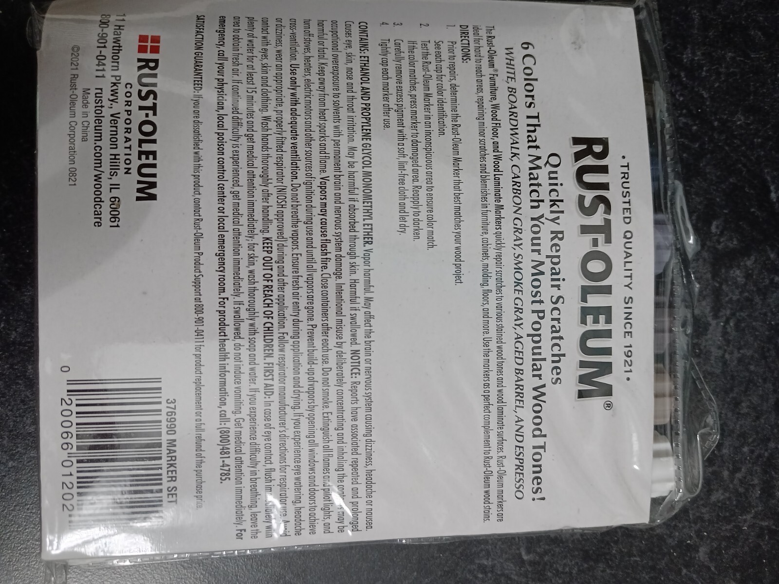 RustOleum WOOD FURNITURE REPAIR MARKERS Scratch Repair New eBay