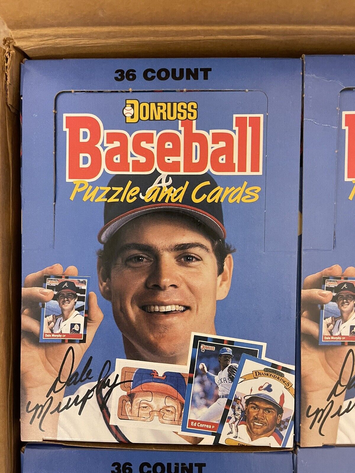 1988 donruss wax box 36 packs