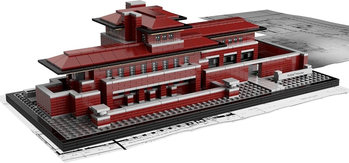 Lego Robie House 21010 Architecture Minifigure Building Set