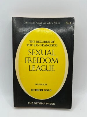 SEXUAL FREEDOM LEAGUE San Francisco Records, 1971 Olympia Press, vintage book - Bild 1 von 4