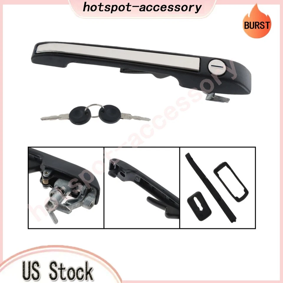 Manija de puerta exterior delantera izquierda+derecha para conductores para Volkswagen Quantum 1982-1986 Foto 3 de 4