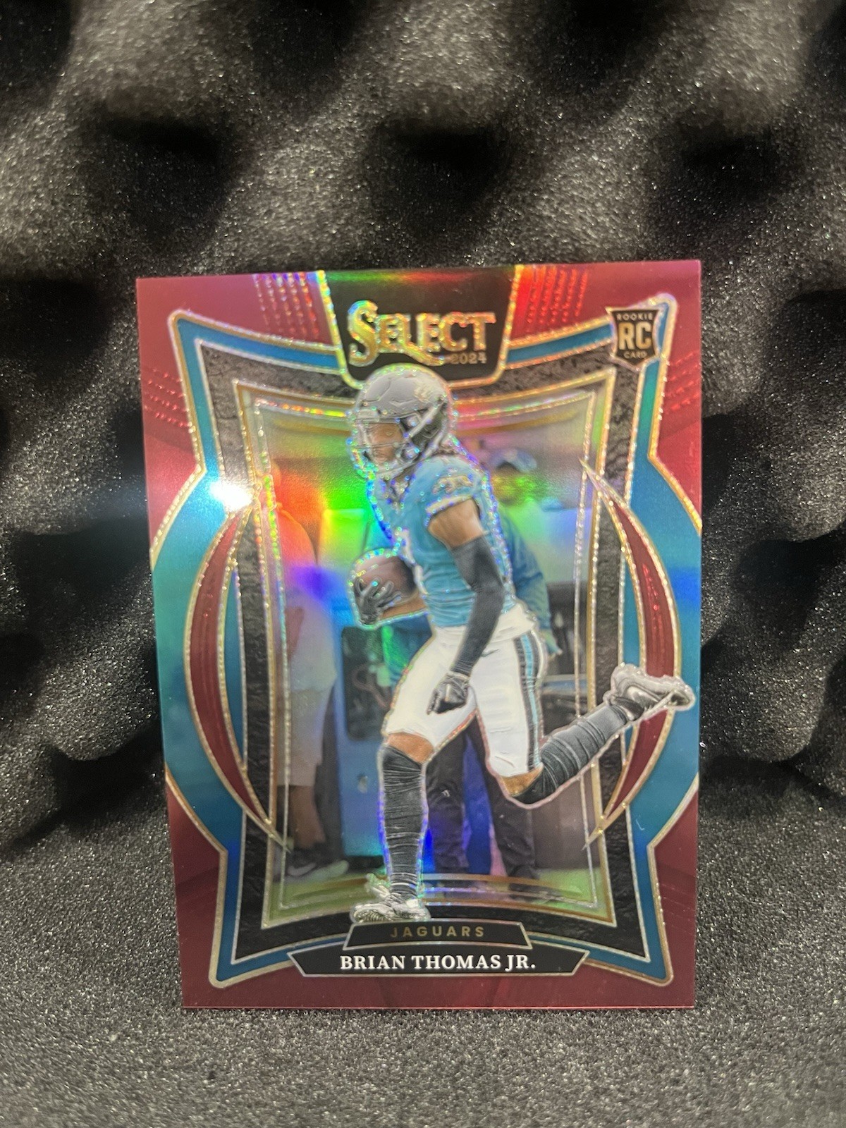 2024 Panini Select Brian Thomas Jr. Rookie Maroon Prizm #91 Jaguars /149