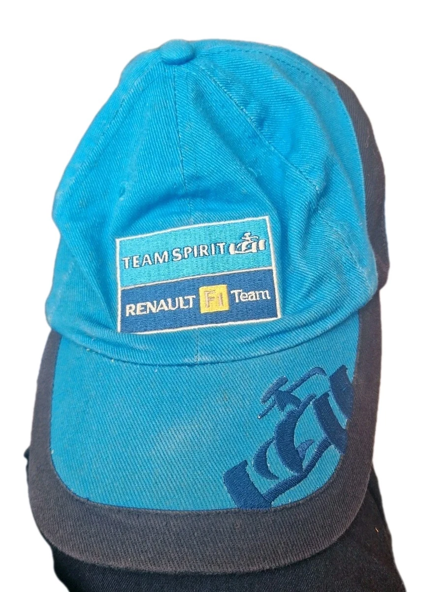 Casquette vintage RENAULT Sport F1 Team One Size grise Formule 1 authentique race team racing style Hat sport line des années 90 rare - France