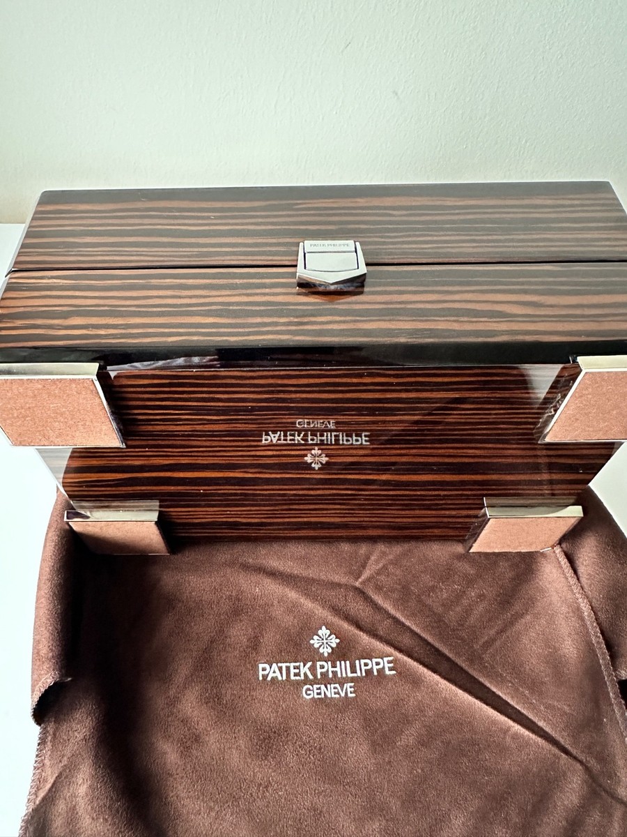 Patek Philippe Wooden Watch Box – Complete Set | eBay