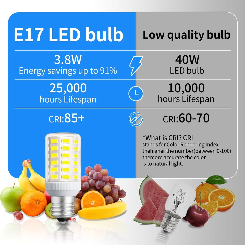 Updated KEI D28X KEL 2816X Freezer Light Bulb KEI D28M KEL 2815 Refrigerator ... - Image 3 of 4