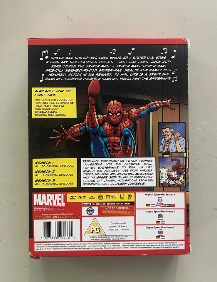 Original Spider-man Season 1-3 52 episodes 2011 - Image 3 of 4