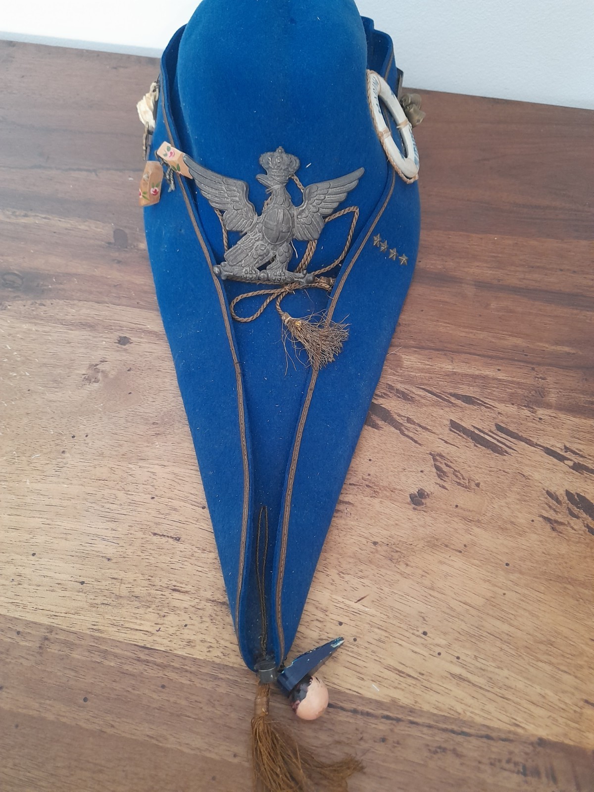 CAPPELLO VINTAGE 50 FELICA GOLIARDICA STILE MEDIOEVO STUDENTI UNIVERSITÀ ITALIA
