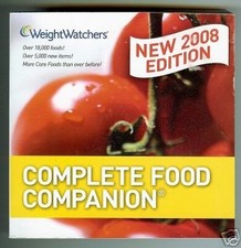 Brand New 2008 Edition Weight Watchers Complete Food Companion