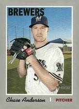 2019 Topps Heritage #224 Chase Anderson