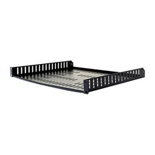 SR-SHELF-FIXED-1U Fixed Rack Shelf, Standard Depth, 1U, Steel, Black