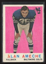 1959 Topps #30 Alan Ameche - EX/EX+ Set Break!