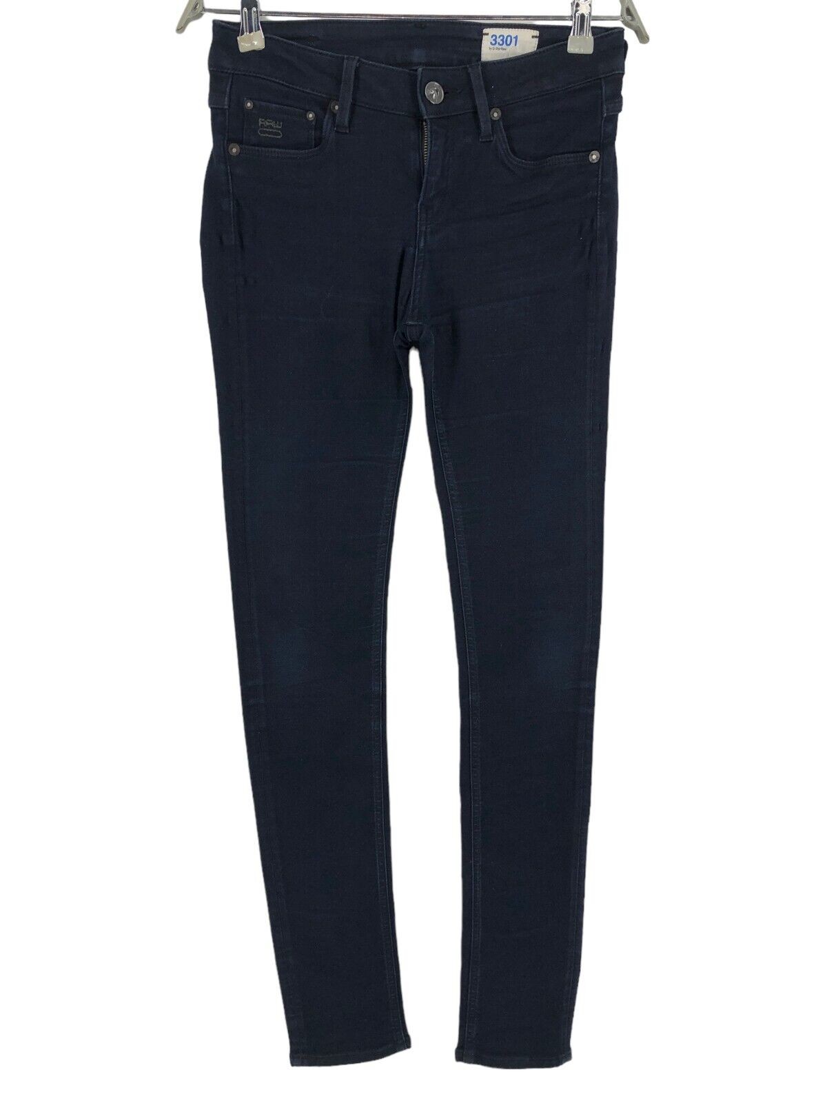 G-STAR RAW Jeans Slim Skinny 3301 Women Size W26 L32