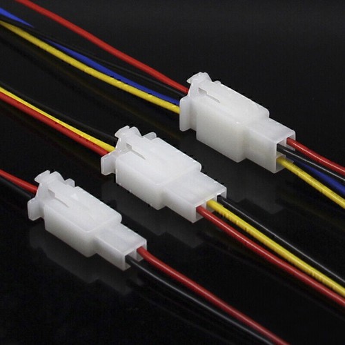 10x KFZ 2/3/4Polig mit Kabel Steckverbinder Auto Stecker Wasserdicht Verbinder - Bild 3 von 12