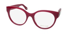 NEW ROBERTO CAVALLI VRC027 EYEWEAR 09EZ 52-19-135 PLASTIC FULL-RIM ROUND WOMENS