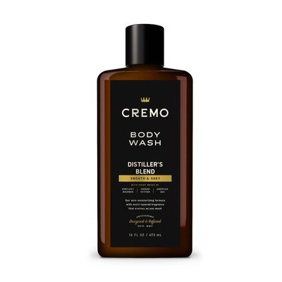 Cremo Mens Body Wash - Kentucky Bourbon  Smoked Vetiver, 16 Fl Oz