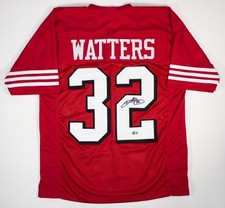 Ricky Watters Signed San Francisco 49ers Jersey (Beckett) 5×Pro Bowl 1992–1996