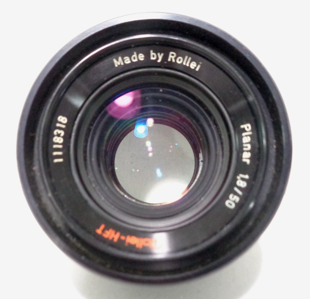 Vintage Rollei HFT Planar 50mm f/1.8 Rollei QBM Mount Lens Made In