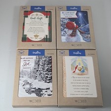 Dayspring Inspirational Religious 18 Card Pack Holiday Christmas Card Lot Of 4