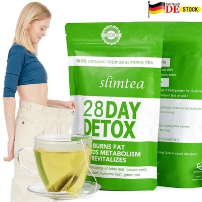 MARKENLOS 28pcs Detox Tee Gewichtsverlust Tee Abnehmen Diät Teebeutel Fettverbrennung DHL