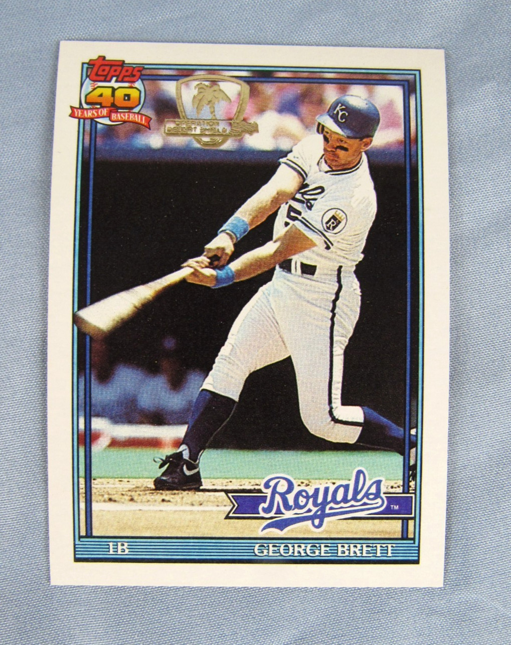 1991 Topps Desert Shield #540 George Brett NrMt-Mt (Set Break) B730