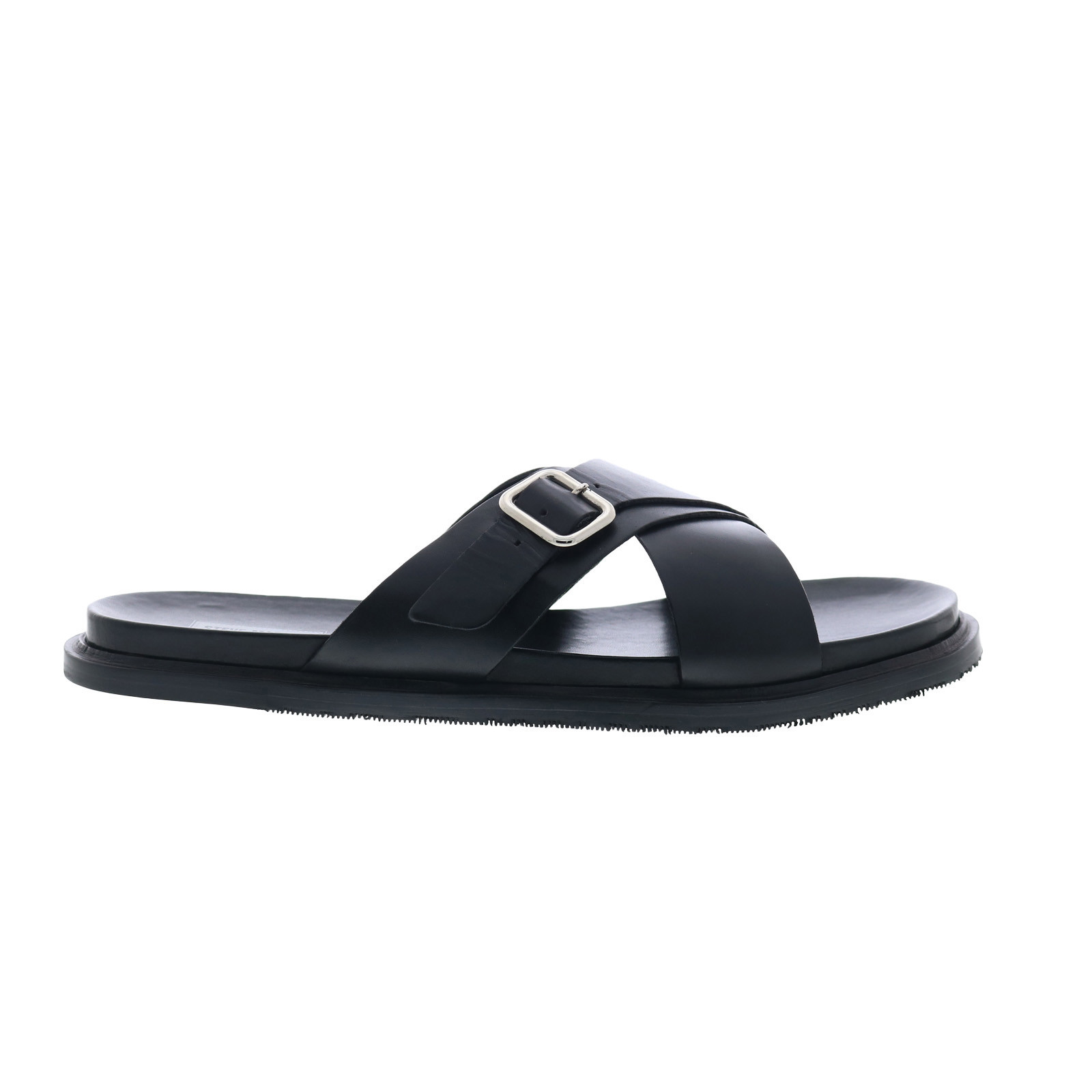 Steve Madden Pazar PAZA01M1 Мужские черные кожаные шлепанцы-сандалии Обувь 11 6690₽