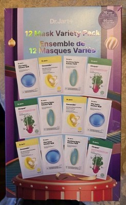 Dr. Jart + 12 MASK VARIETY PACK New in Box Mega Mix Face Skin Care giftpack
