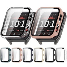 For Garmin Venu X1 Full Coverage Tempered Glass Screen Protector Case Cover