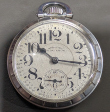 Hamilton 992B Railway Special Pocket Watch 16s 21j 1956 6 Pos Vtg Stainless