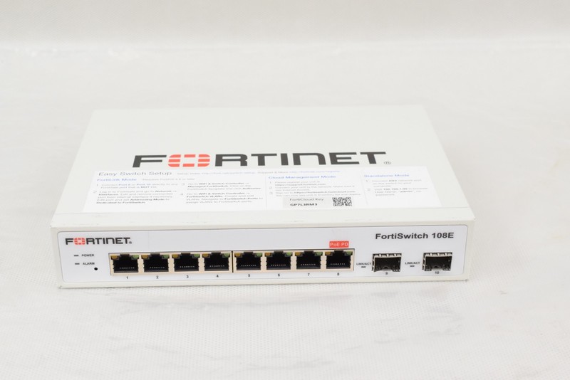Fortinet Fortiswitch-108E 8-Port Gigabit Centralized Network Management