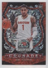 2020-21 Panini Prizm Draft Picks Crusade Fast Break Red 5/125 Obi Toppin #87 3wu