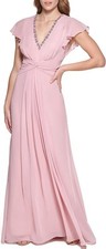 NWT Eliza J Elegant Pink Evening Gown, Size 8