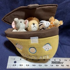 Aurora Baby Talk Noah's Ark Soft Ark 4 Mini Plush Animals - Free Shipping- Clean