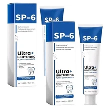 2 PACK SP-6 Oralhoe Ultra + Whitening Probiotic Brightening Toothpaste 4.23 oz 
