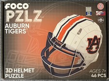 New Sealed FOCO Auburn Tigers PZLZ 3D Helmet Puzzle