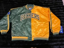 NWT Starter Green Bay jacket size adult XL but runs small check measurements