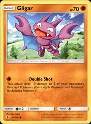 Gligar 67/145 Guardians Rising Common Pokemon Card