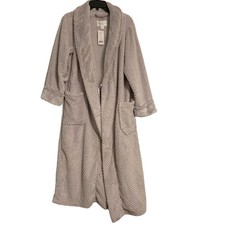 Carole Hochman Plush Wrap Robe Women Small Lavender Luxurious Soft NO BELT NEW