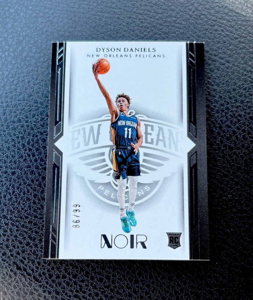 DYSON DANIELS 2022-23 PANINI NOIR ROOKIE ICON EDITION #181 RC /99