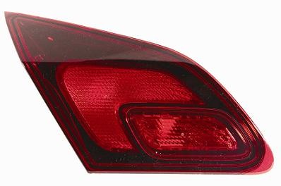Feu stop arrière intérieur Opel Astra J droit pour réparer un phare rouge foncé cassé