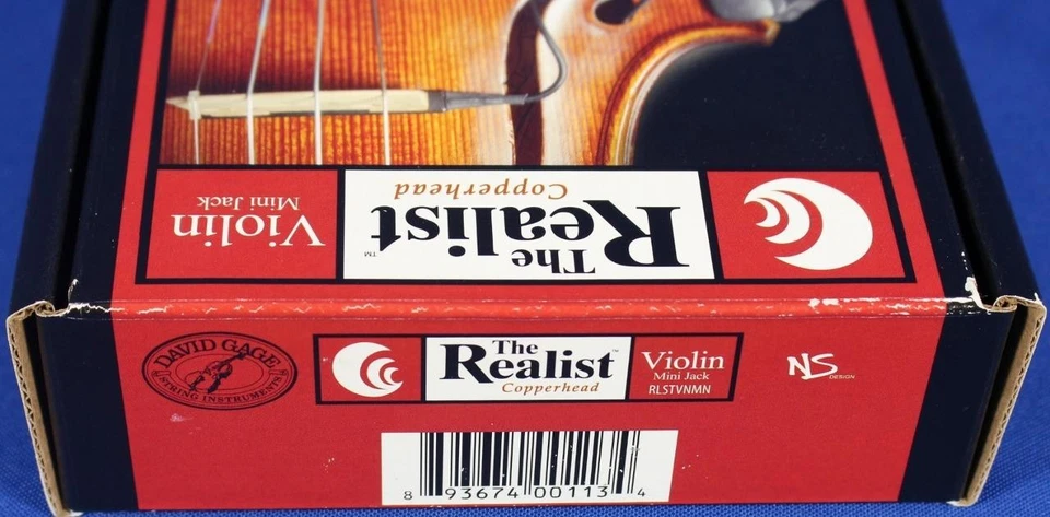 David Gage Steinberger The Realist Copperhead Acoustic Violin Transducer Pickup - Image 3 of 3