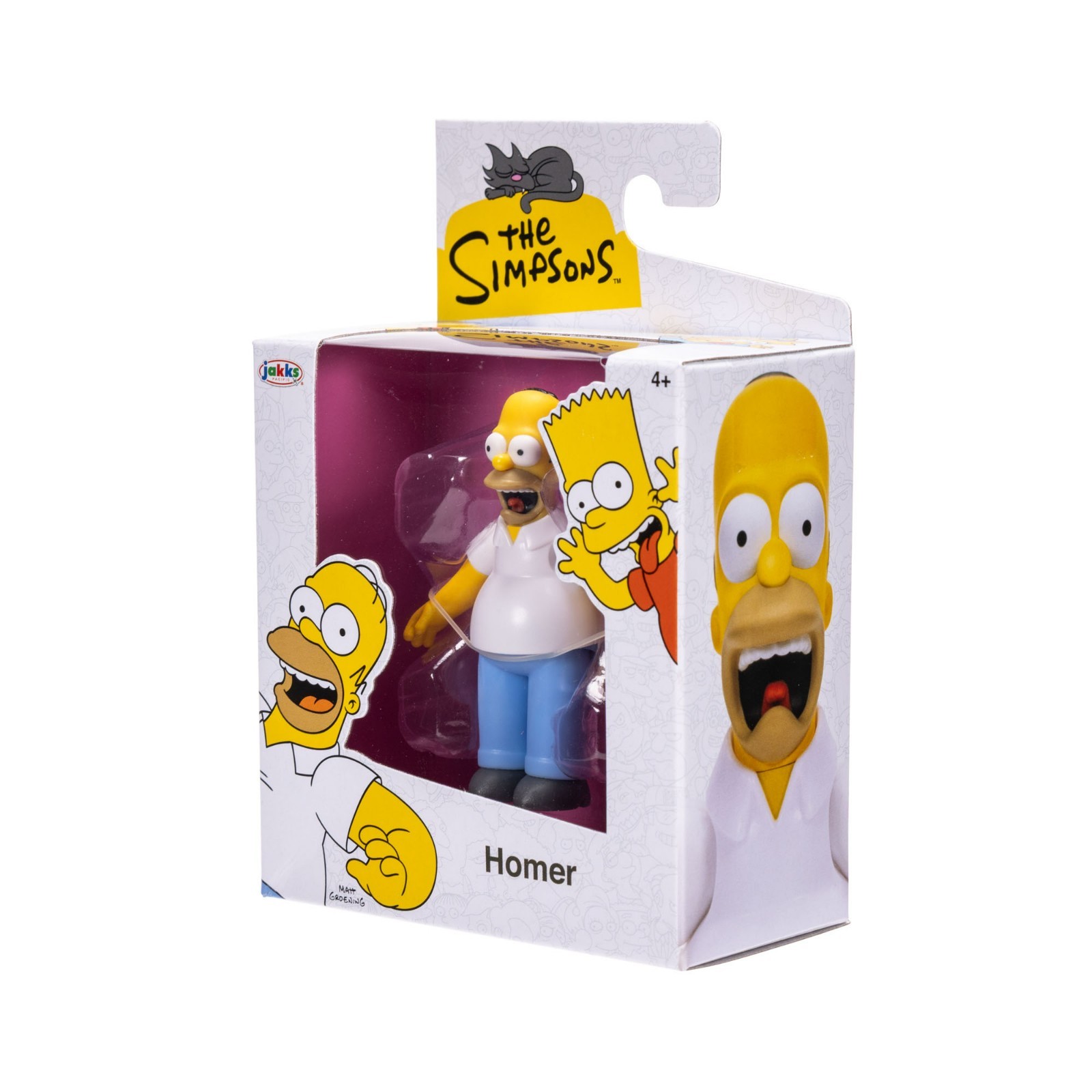 Screaming Homer - The Simpsons 2.5" Figure Wave 6 by Jakks Pacific