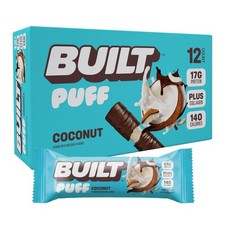 Built Puff Coconut Protein Bars 12 Count 17g ...
