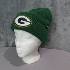 GREEN BAY Packers Hat Cap Knit Beanie OSFA Green NFL Football Winter 47 Brand