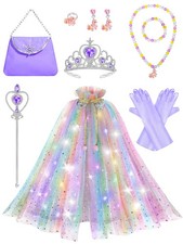 Light Up Princess Dress Up for Girls 3 4 5 6 Years Old