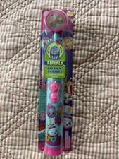 Shopkins Firefly Clean n' Protect Blue Battery Powered Toothbrush Antibacterial