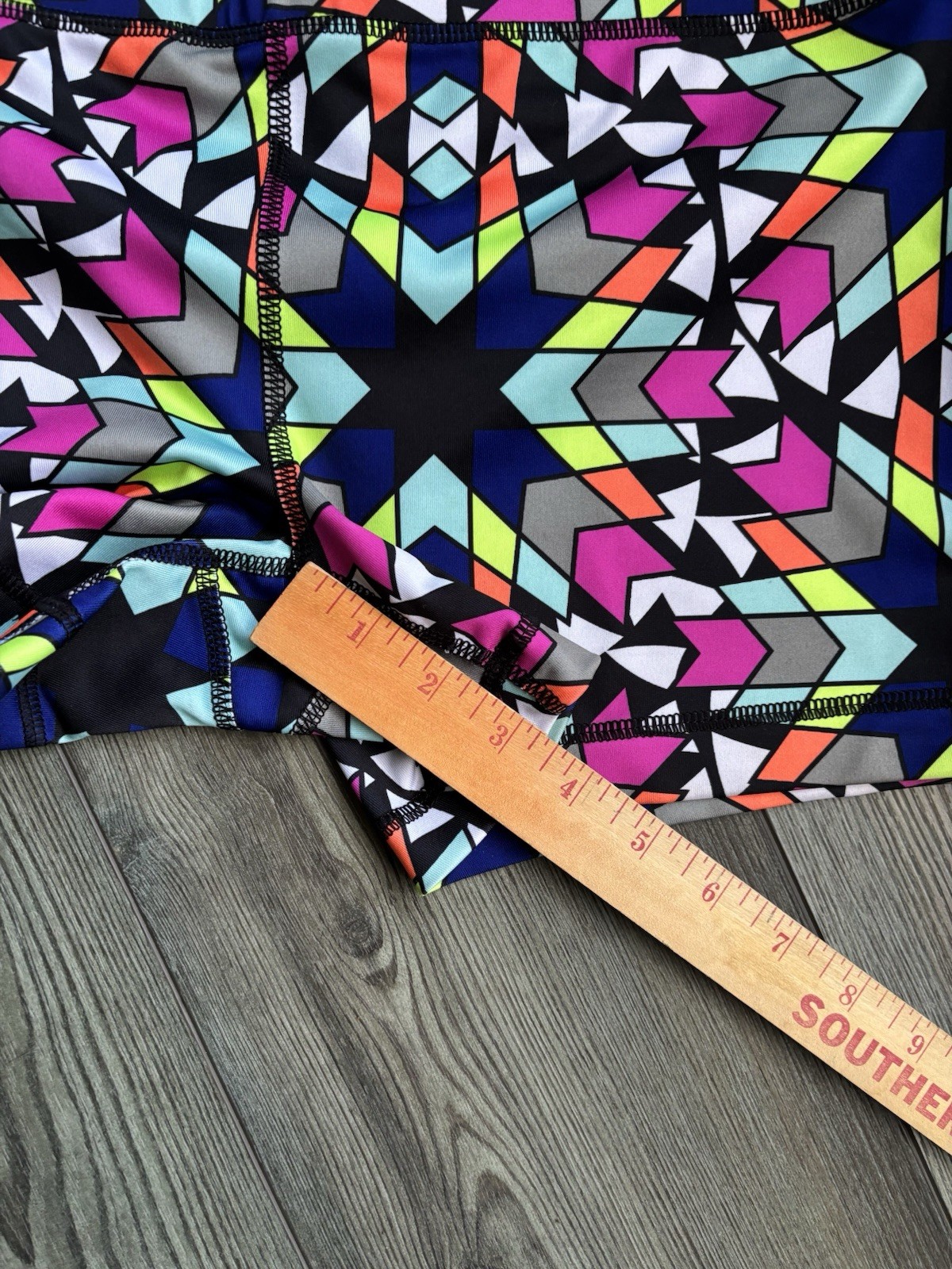 Fila Sport Pantaloncini a Compressione Running Donna Motivo Geometrico Taglia M