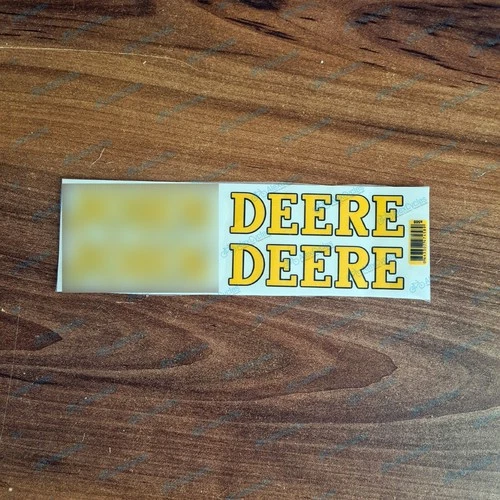Very Rare High Cast Two Nice Decals 2 x 16 inch Stickers for  John Deere