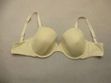 36C Maidenform Womens Beige Lined Underwired Back Closure Demi Bra 11D