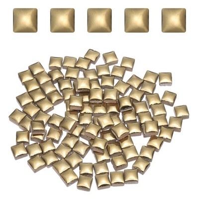 100g Mosaikfliesen, Keramik Mosaikfliesen, 0,4 x 0,4 Zoll, Gold