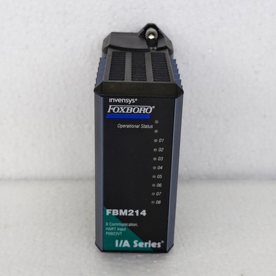 INVENSYS FOXBORO FMB214 HART 8 COMMUNICATION INPUT INTERFACE MODULE P/N: P0922VT